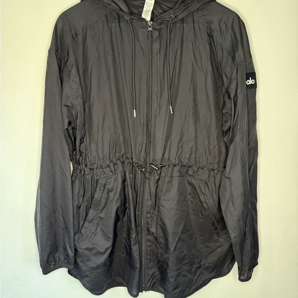 ALO Yoga Hooded Women's Lightweight Jacket - Picture 2 of 4